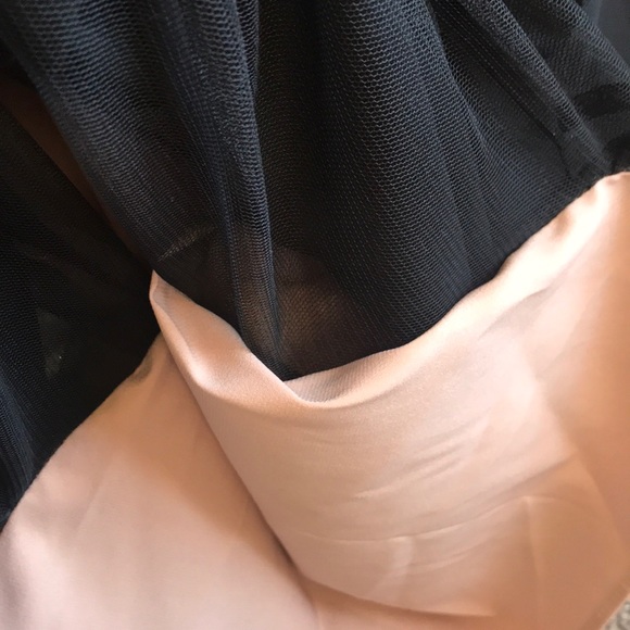 Vera Wang Black Chiffon Ruched Gown - Picture 8 of 8